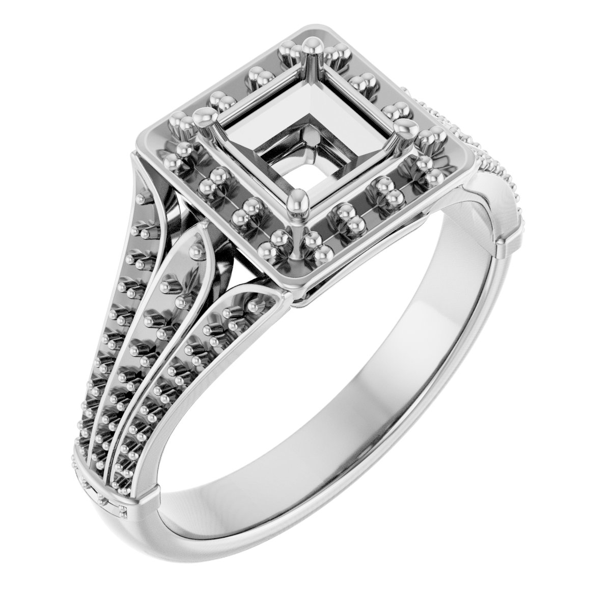 Halo-Style Engagement Ring