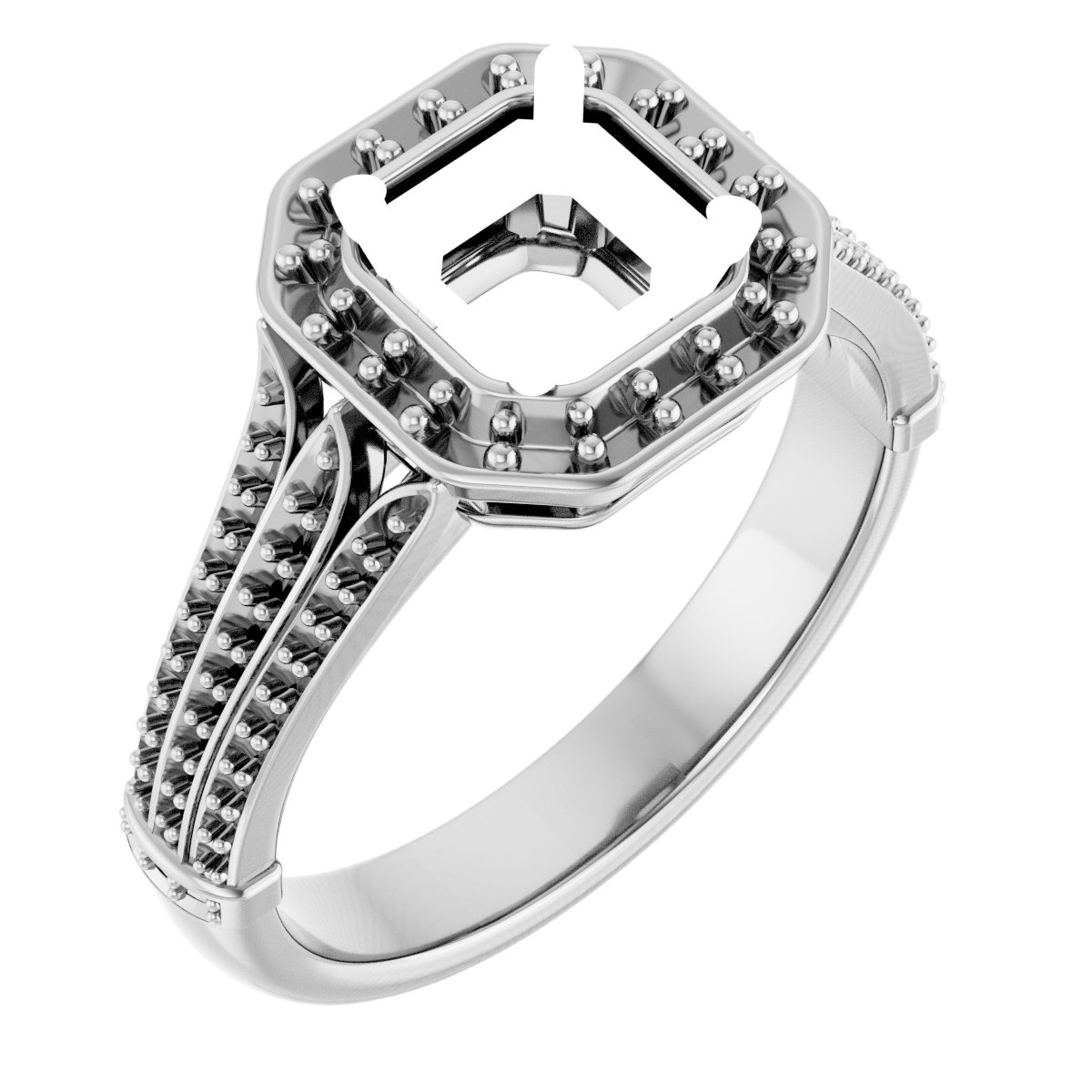 Halo-Style Engagement Ring