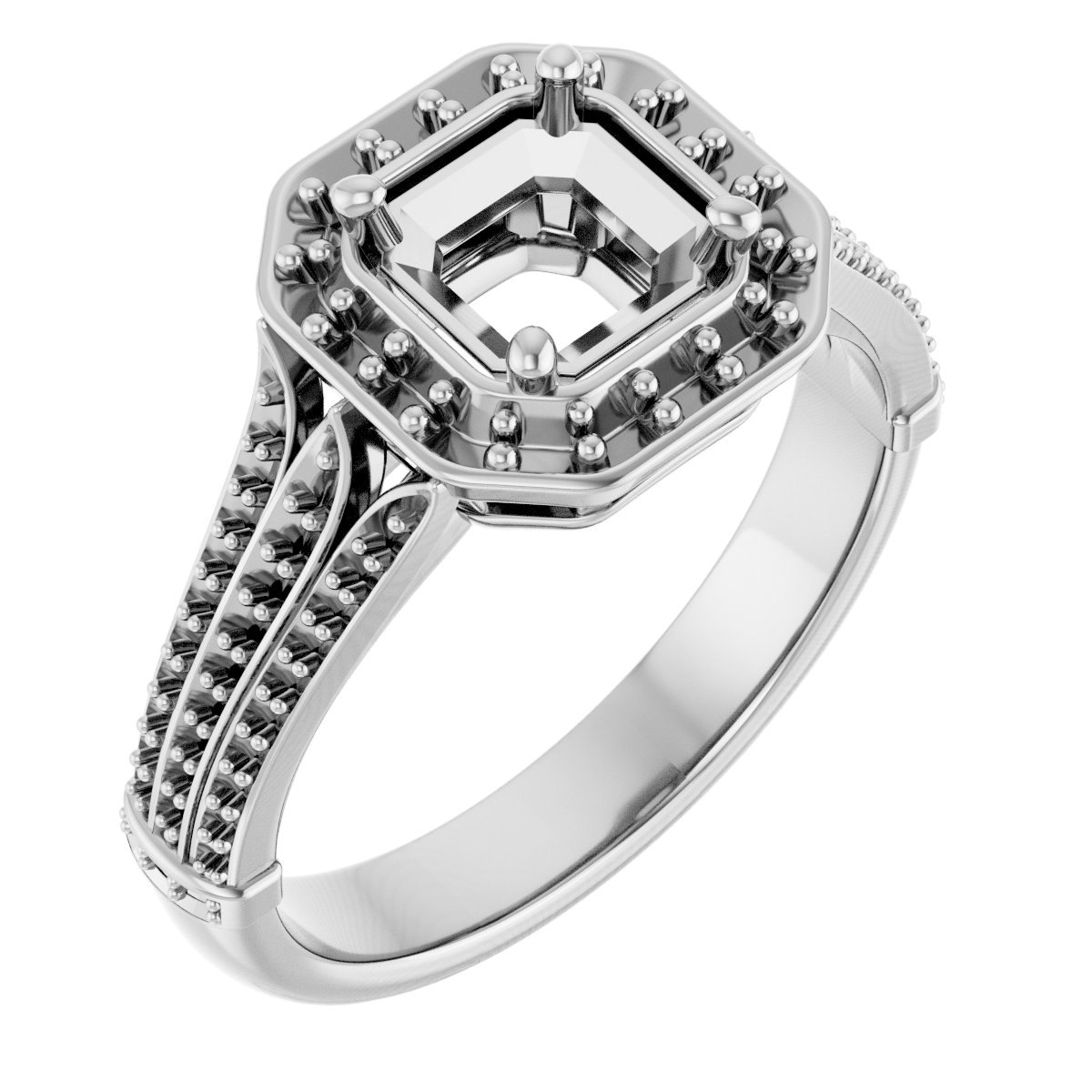 Halo-Style Engagement Ring