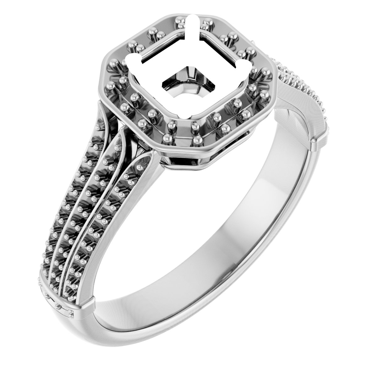 Halo-Style Engagement Ring