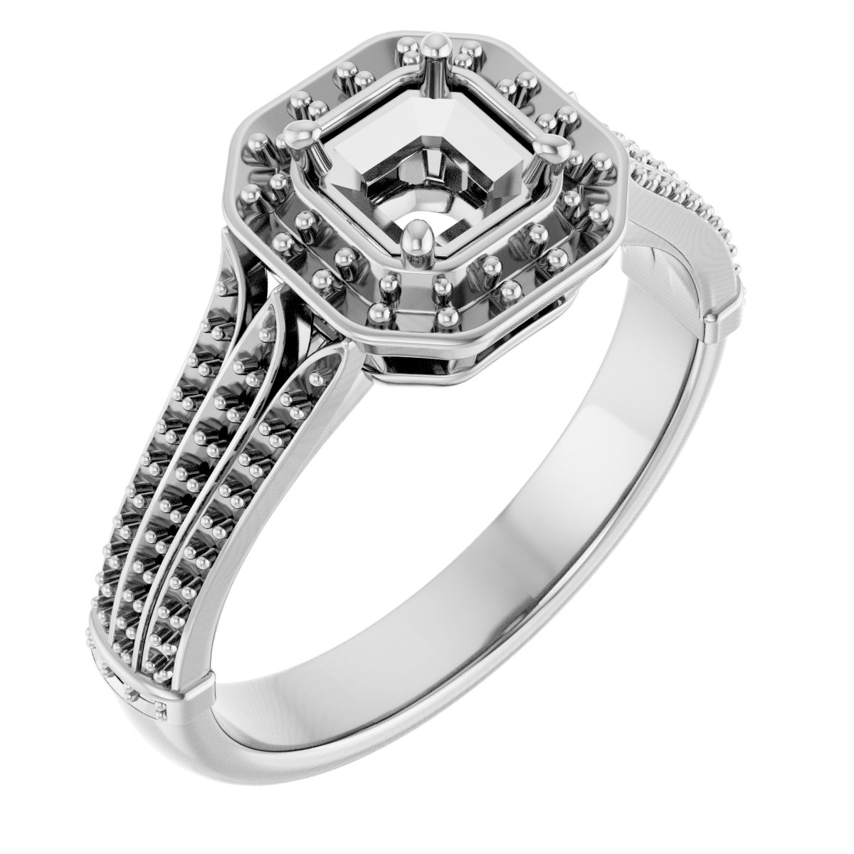 Halo-Style Engagement Ring