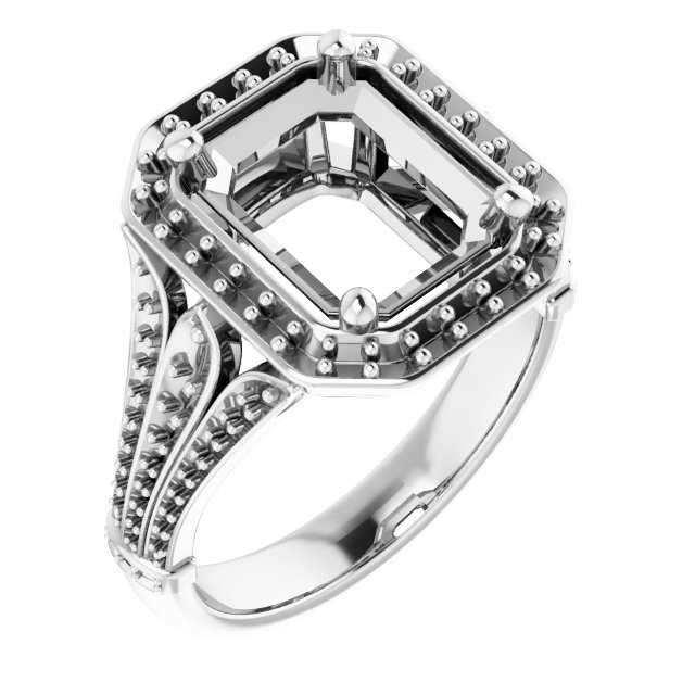Halo-Style Engagement Ring
