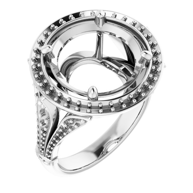 Halo-Style Engagement Ring