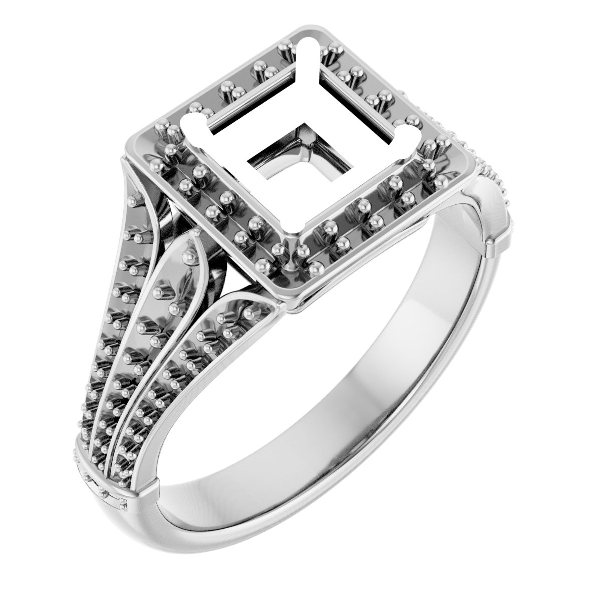 Halo-Style Engagement Ring