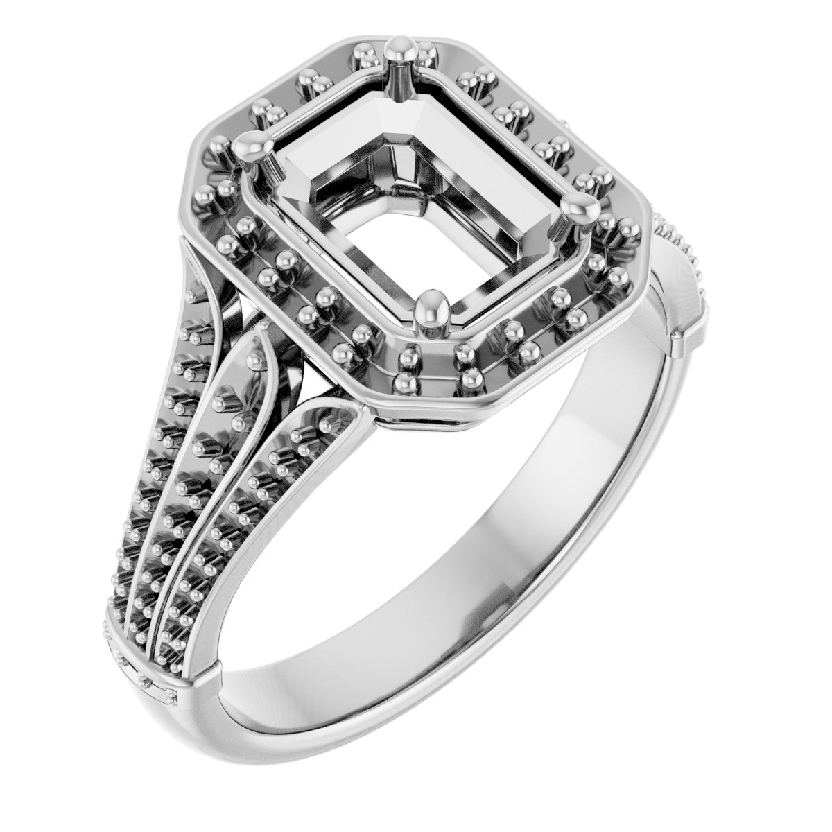 Halo-Style Engagement Ring