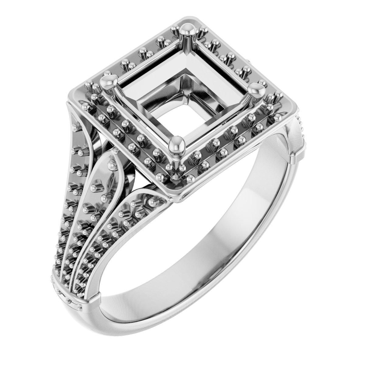 Halo-Style Engagement Ring