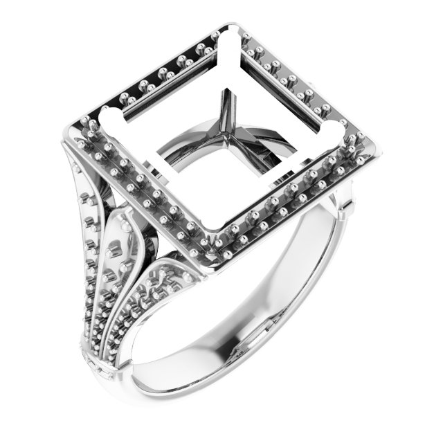 Halo-Style Engagement Ring