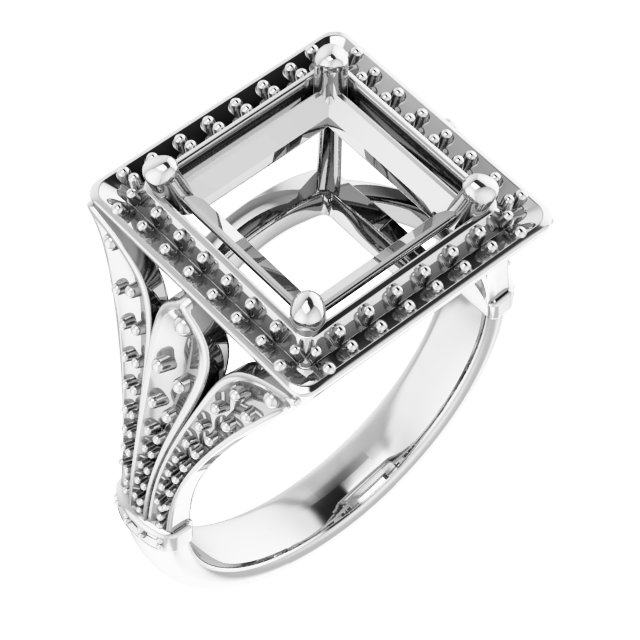 Halo-Style Engagement Ring