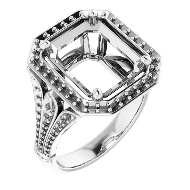 Halo-Style Engagement Ring