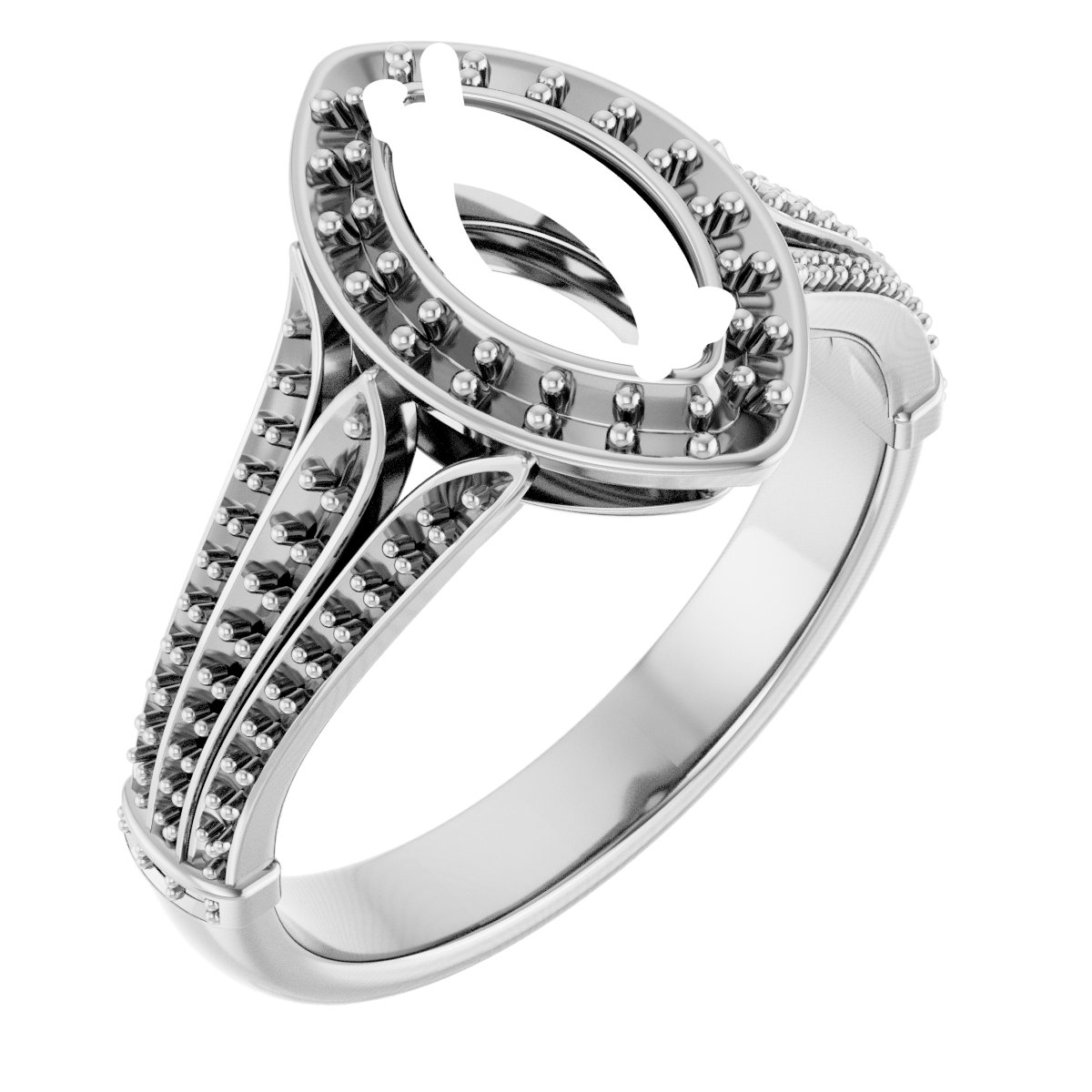 Halo-Style Engagement Ring