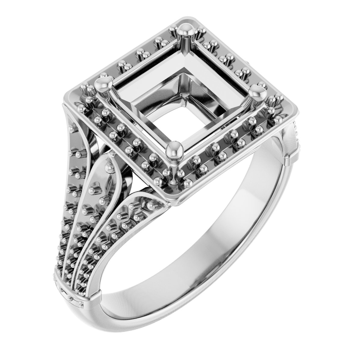Halo-Style Engagement Ring