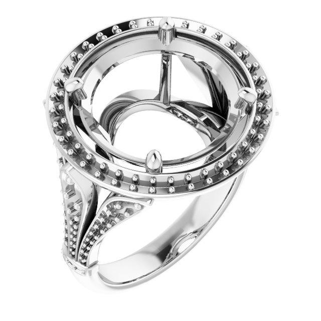 Halo-Style Engagement Ring
