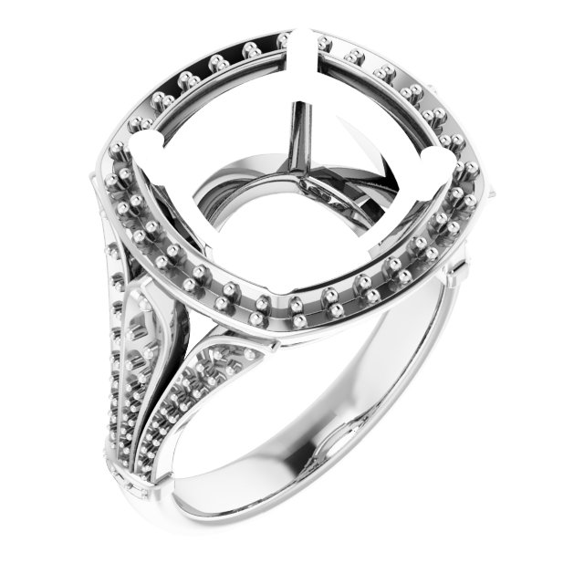 Halo-Style Engagement Ring