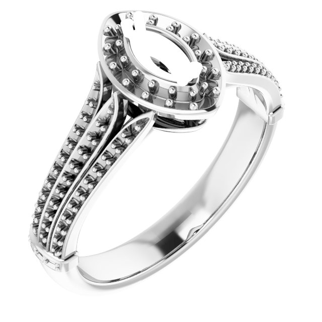 Halo-Style Engagement Ring