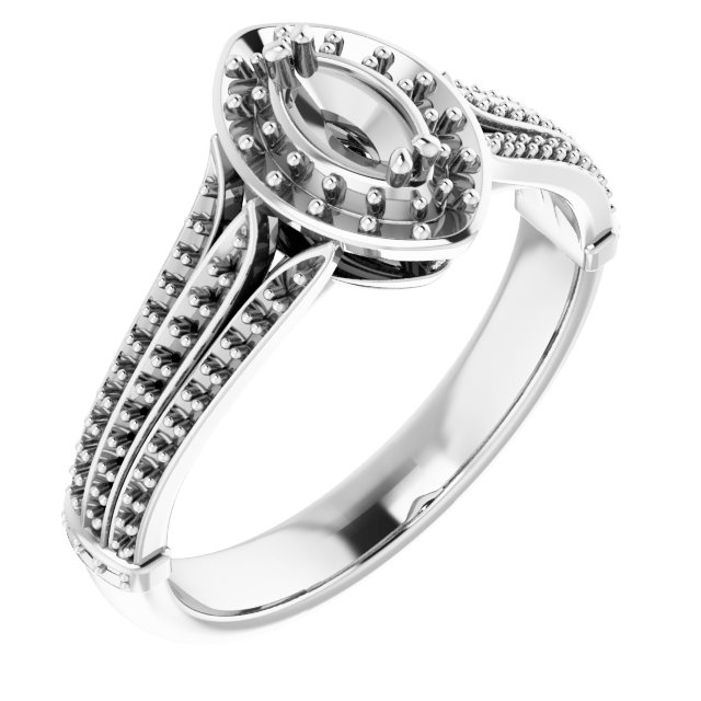 Halo-Style Engagement Ring
