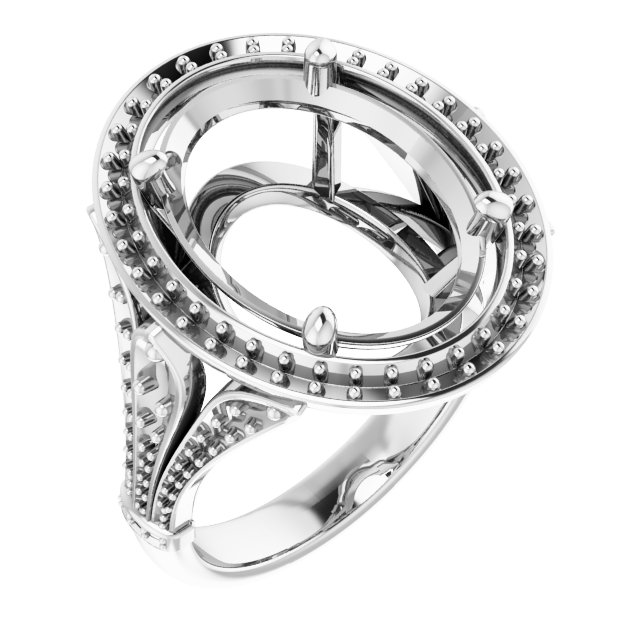 Halo-Style Engagement Ring