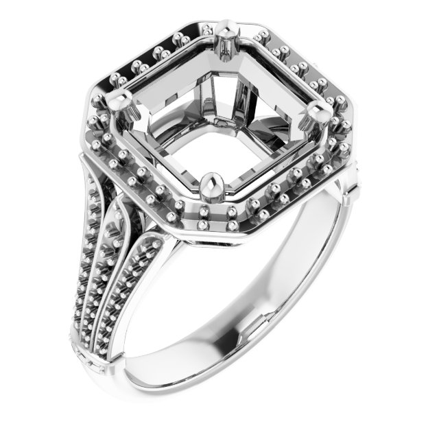 Halo-Style Engagement Ring