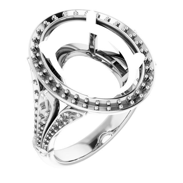 Halo-Style Engagement Ring