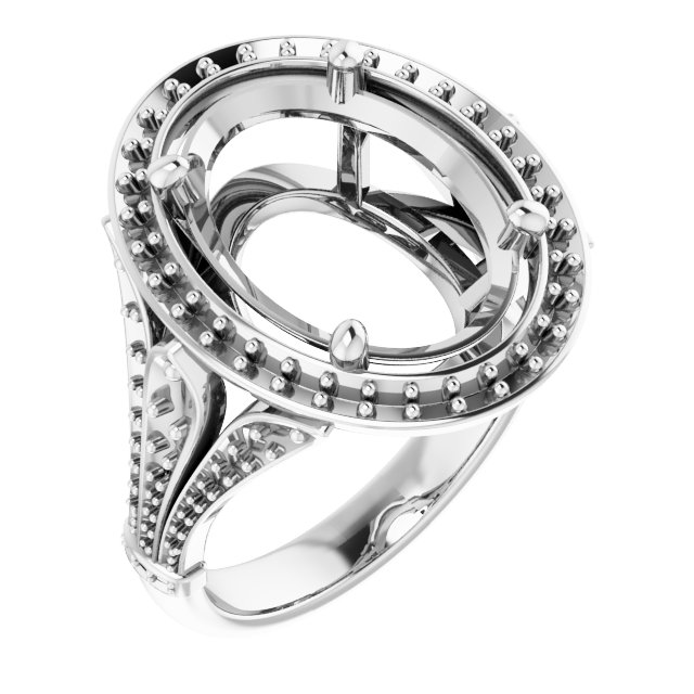 Halo-Style Engagement Ring