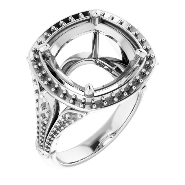Halo-Style Engagement Ring