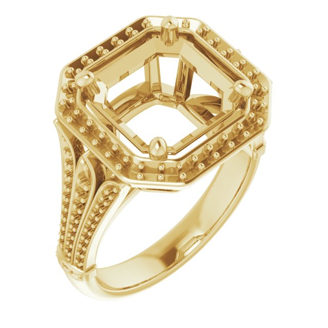 Halo-Style Engagement Ring