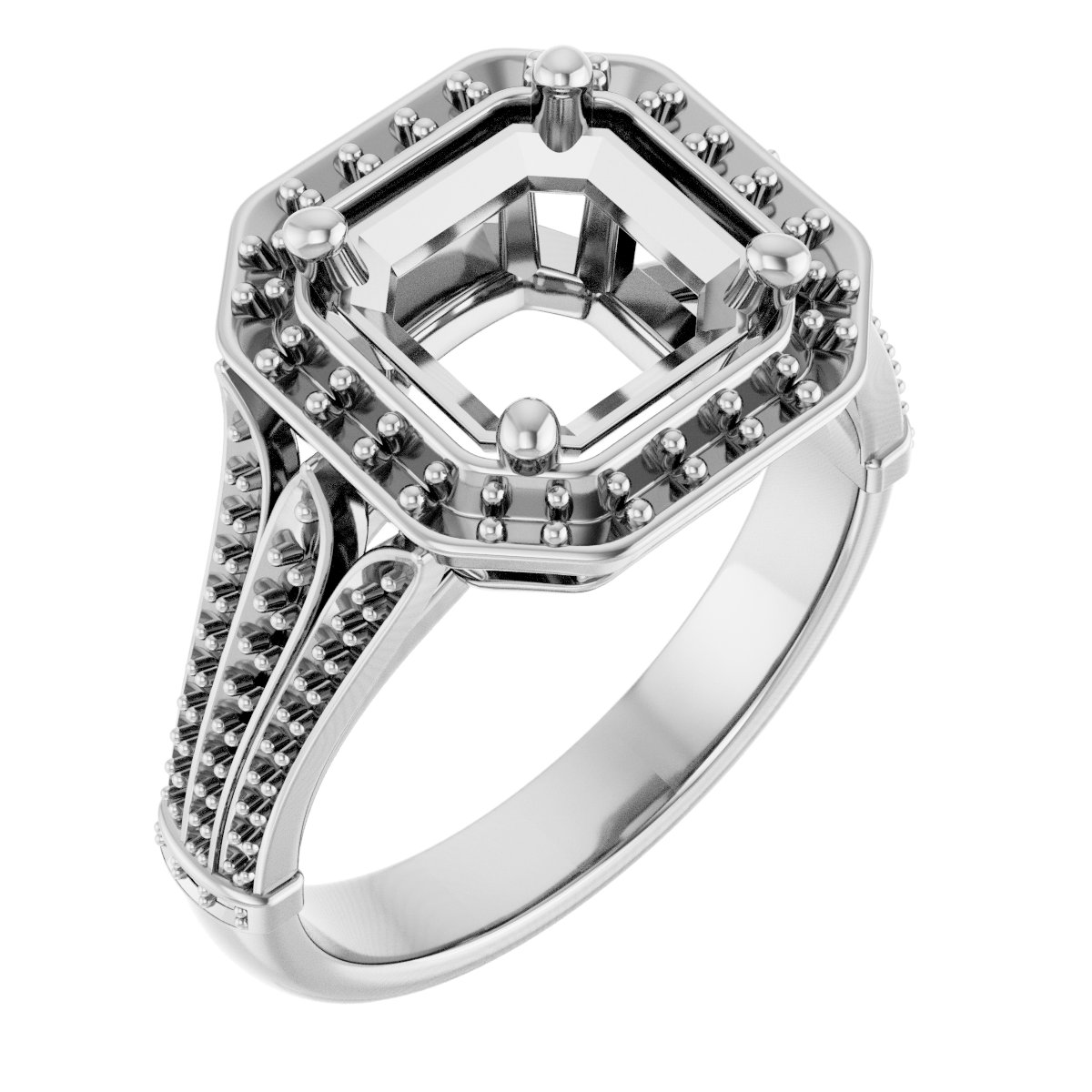 Halo-Style Engagement Ring