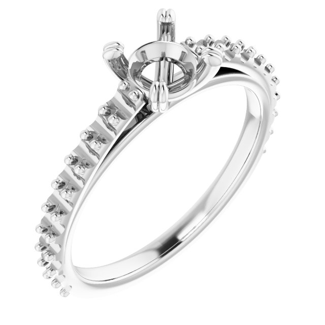 Accented Engagement Ring