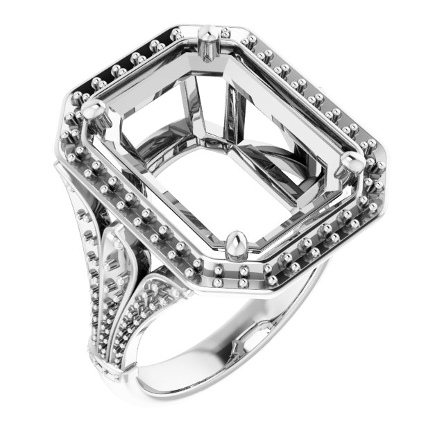 Halo-Style Engagement Ring