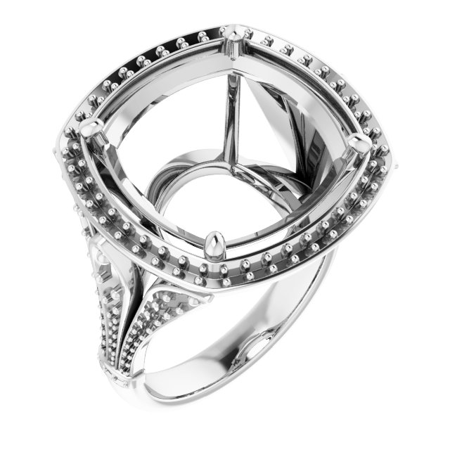 Halo-Style Engagement Ring