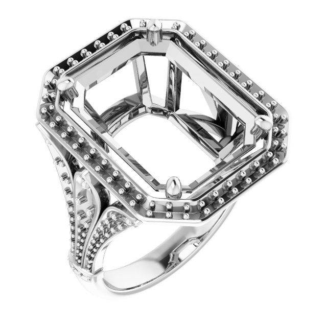Halo-Style Engagement Ring