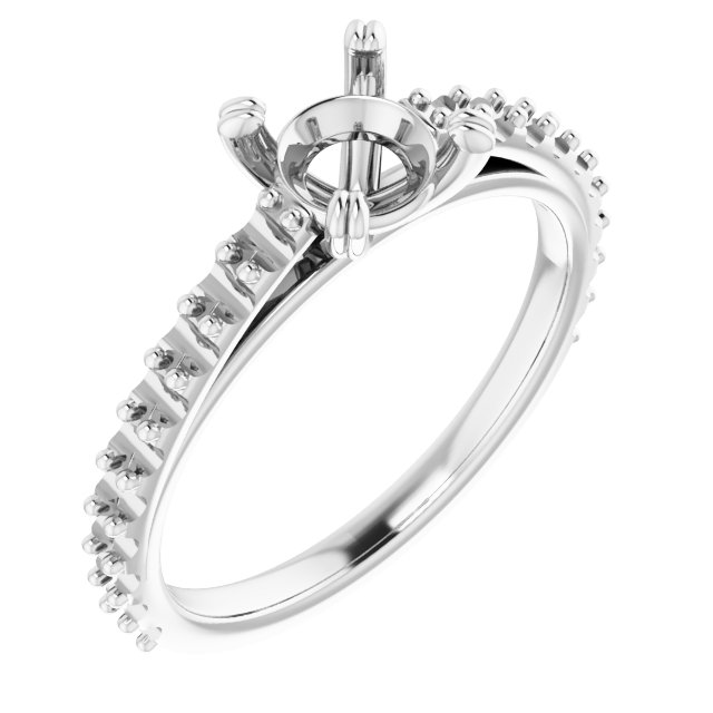 Accented Engagement Ring