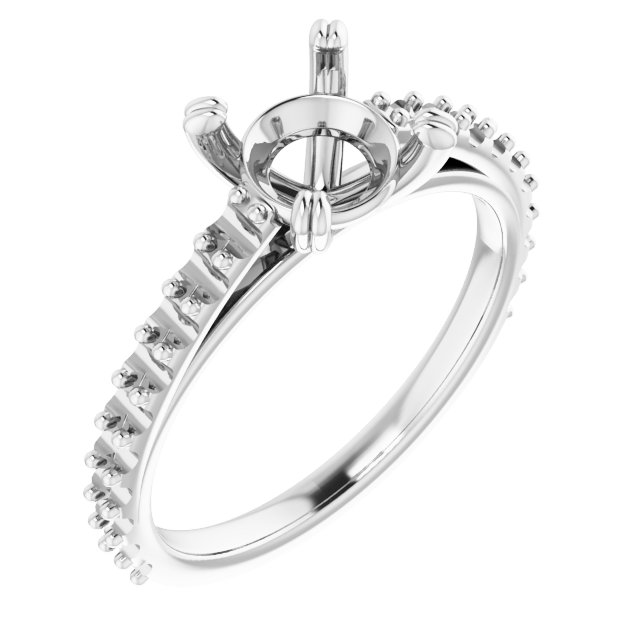 Accented Engagement Ring