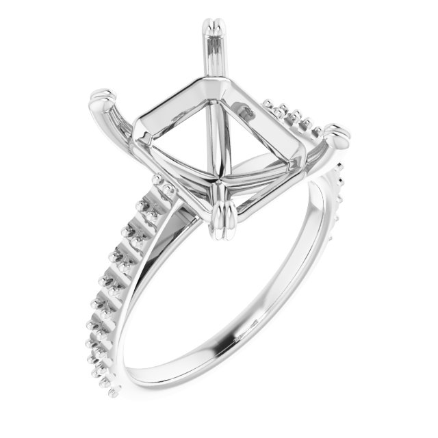 Accented Engagement Ring