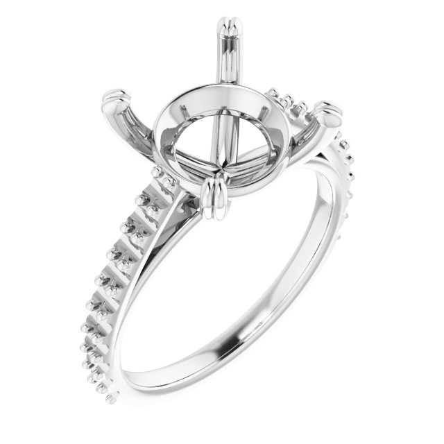 Accented Engagement Ring