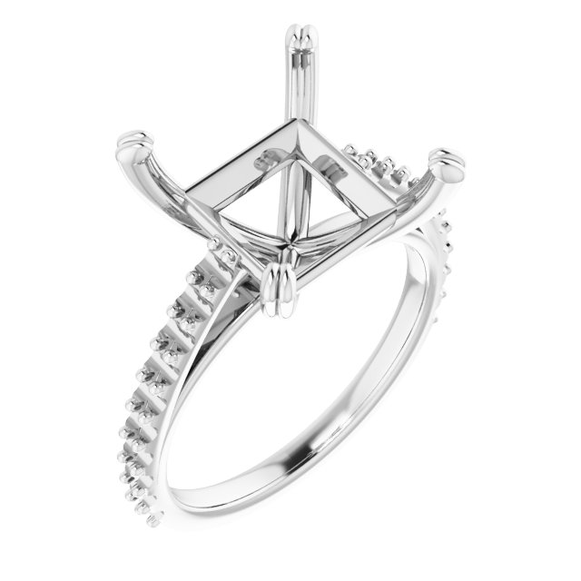 Accented Engagement Ring