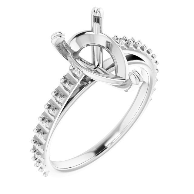 Accented Engagement Ring