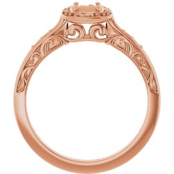 Sculptural-Inspired Engagement Ring 