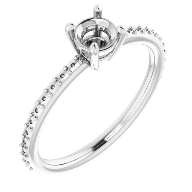 Accented Engagement Ring