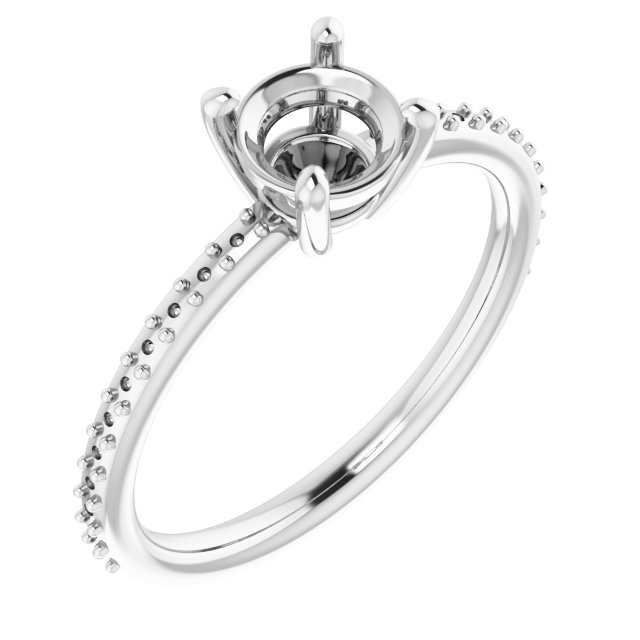 Accented Engagement Ring