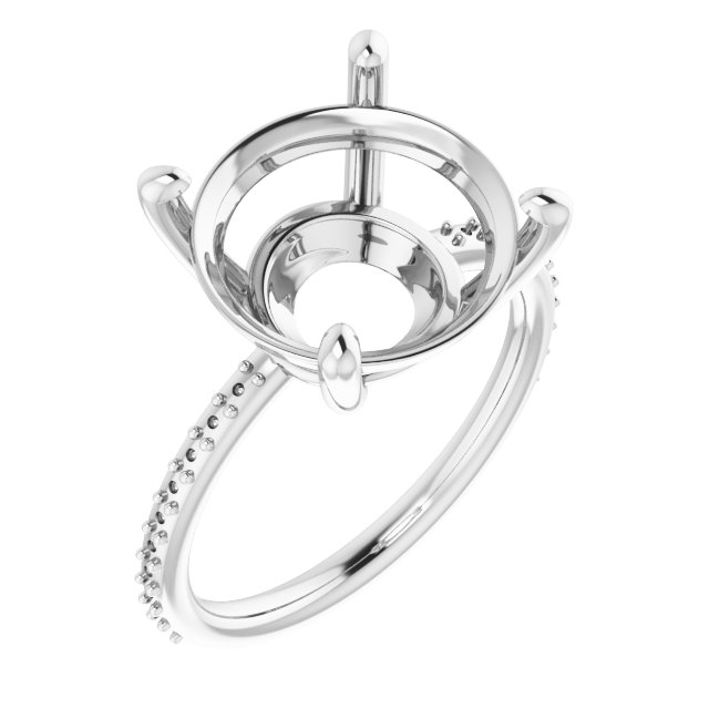 Accented Engagement Ring