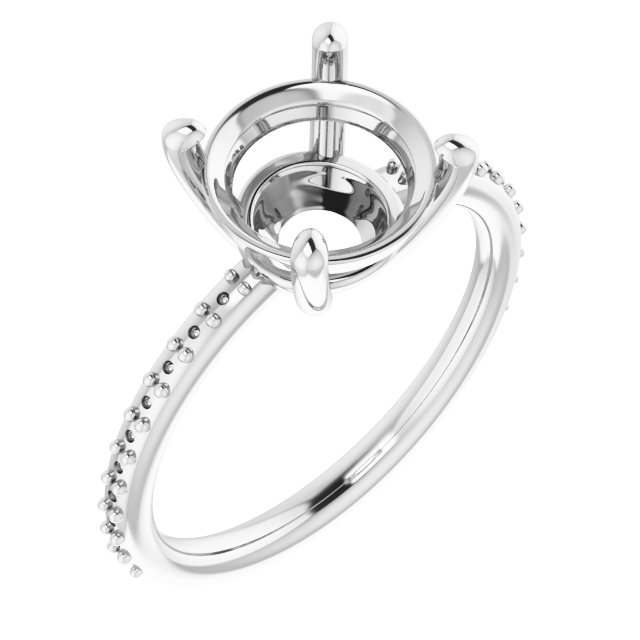 Accented Engagement Ring
