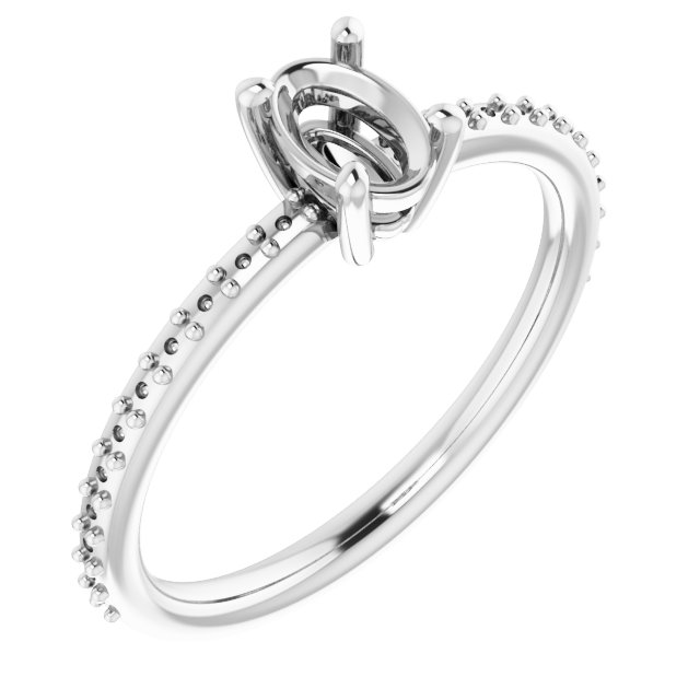 Accented Engagement Ring