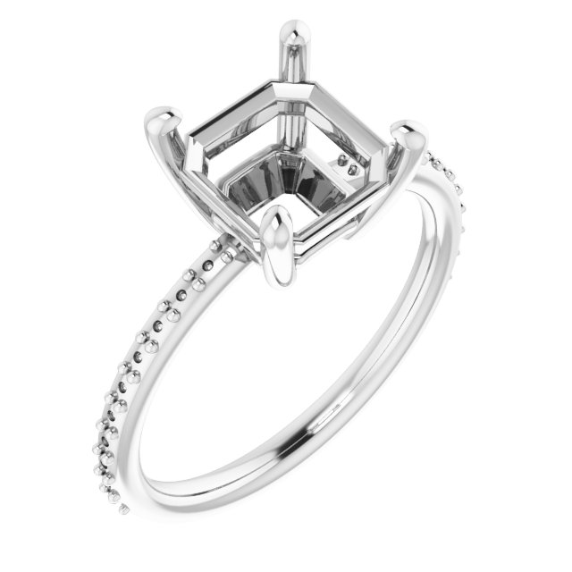 Accented Engagement Ring
