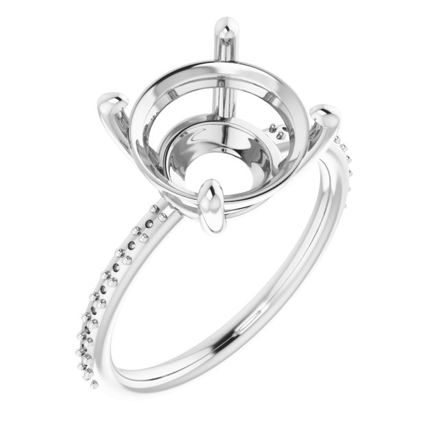 Accented Engagement Ring