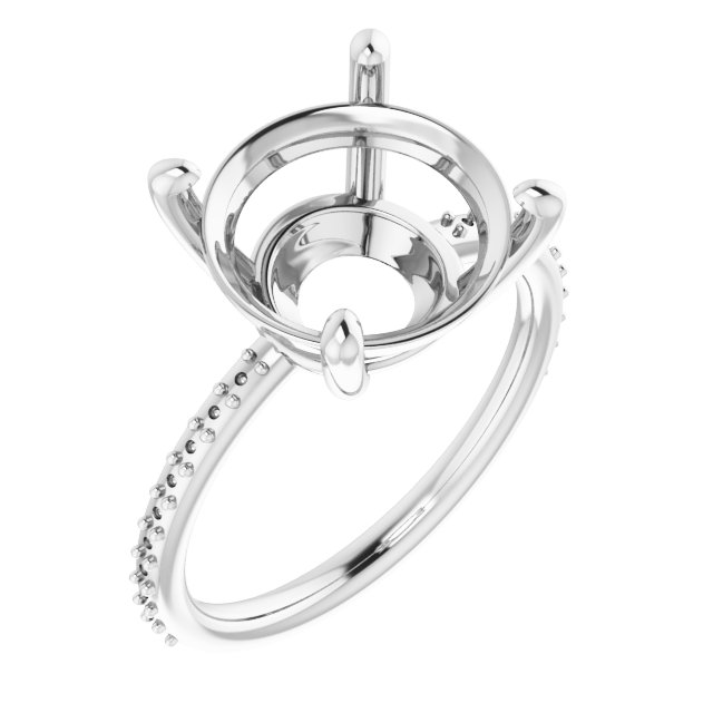 Accented Engagement Ring