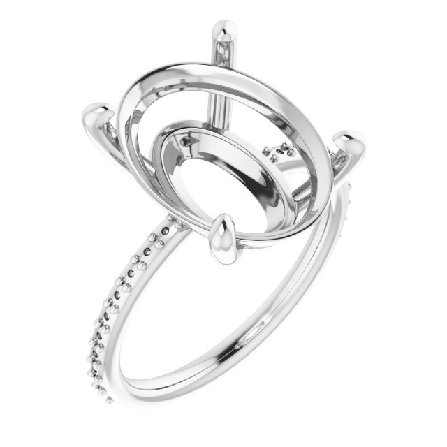 Accented Engagement Ring