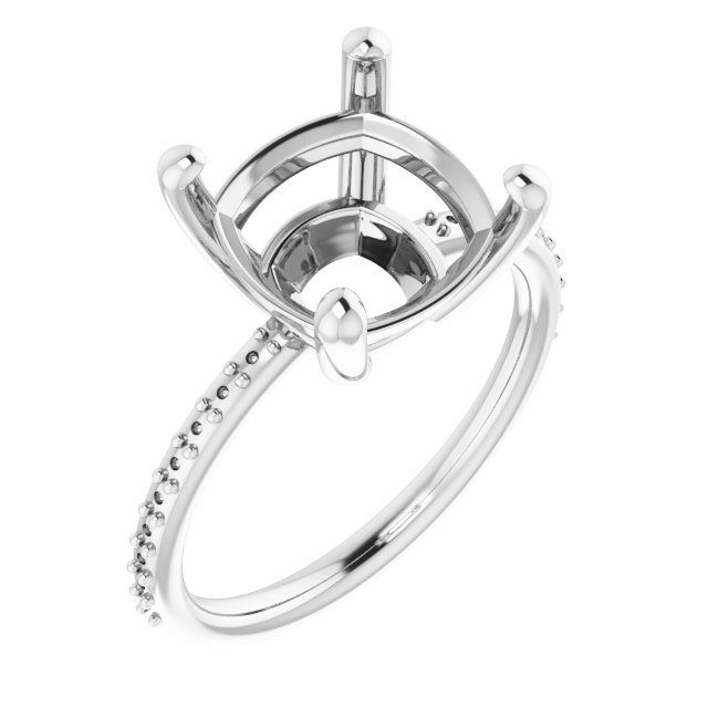 Accented Engagement Ring