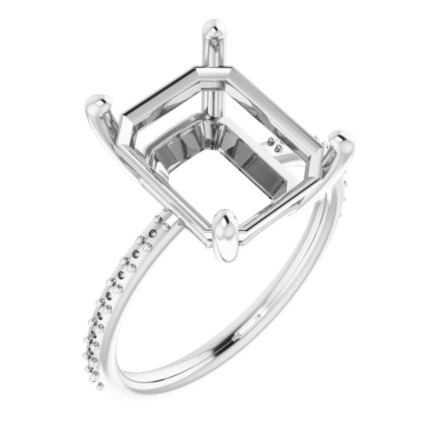 Accented Engagement Ring