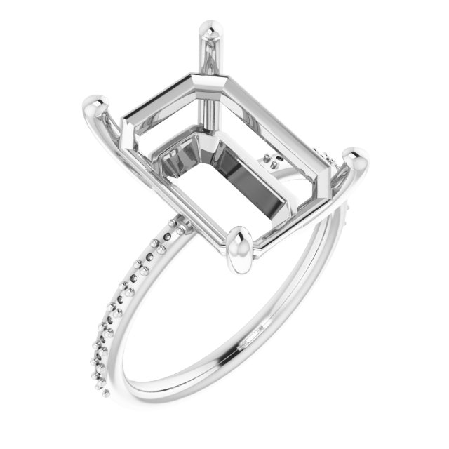 Accented Engagement Ring