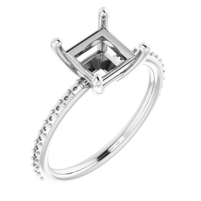 Accented Engagement Ring